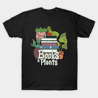 Books and plants T-Shirt